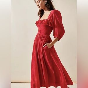 Free people Oasis Dress Talking Roses